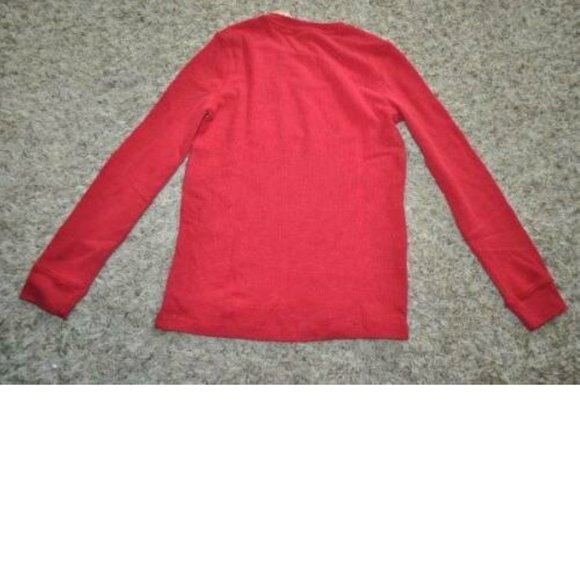 *Thermal Shirt Urban Pipeline sz 10/12 Red Ribbed Long Sleeve Crew Tagless Boys - Picture 3 of 3